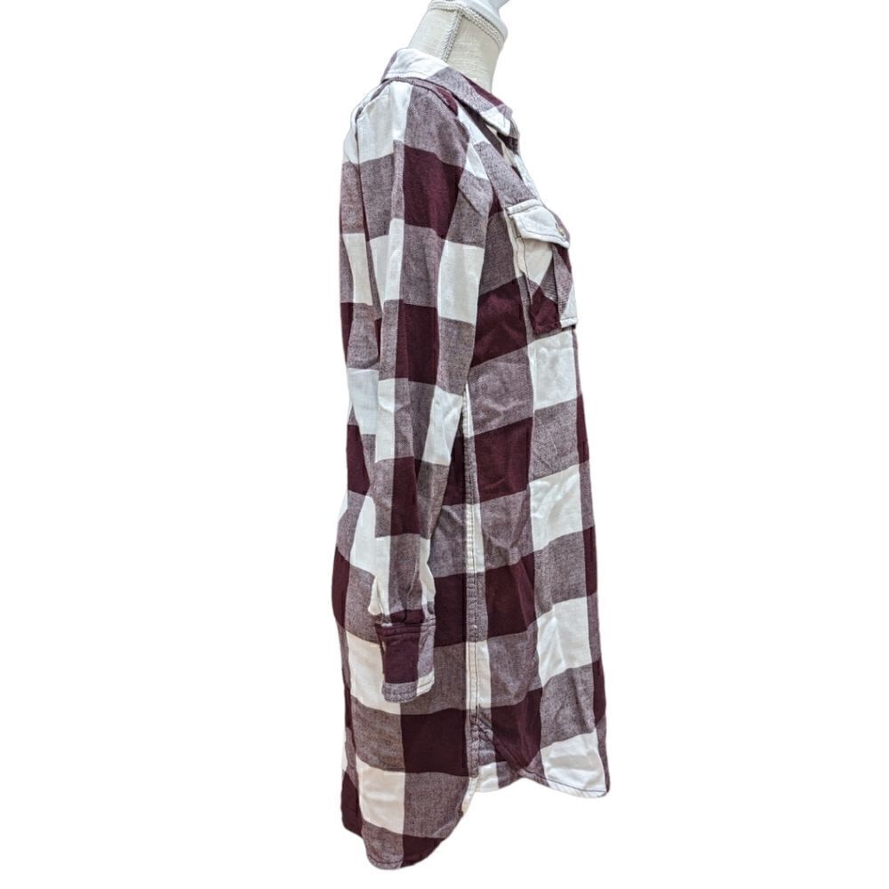 Wilfred Free Women's Plaid Long Sleeve Tunic Size XXS - Picture 2 of 6